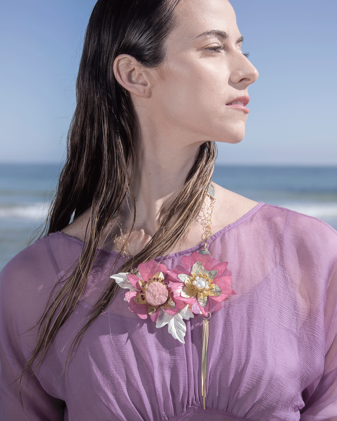 Quartz & Pearls Necklace | Earthly Delights Nuna