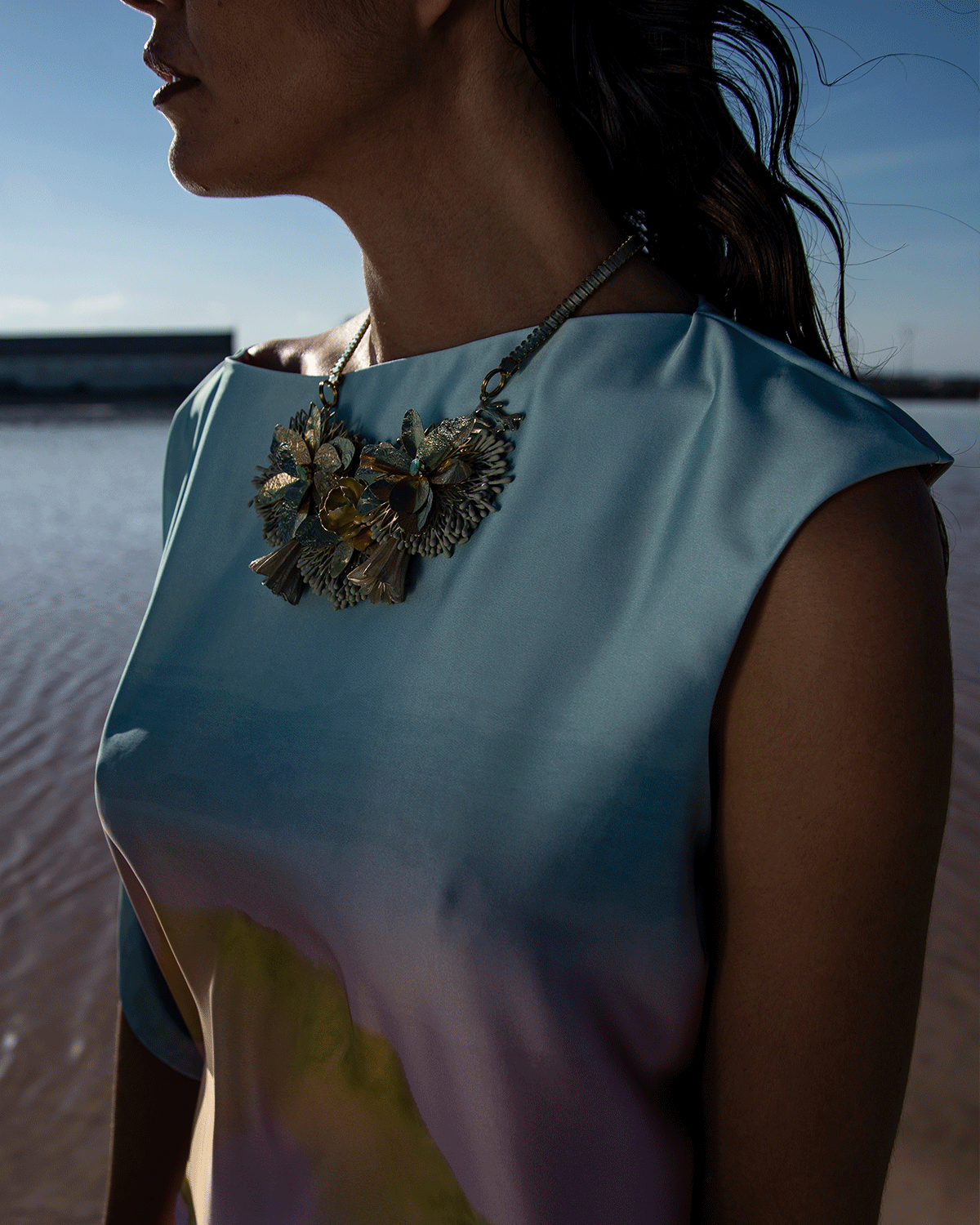 Gold, Flowers & Crystals | Ñawinchay Necklace