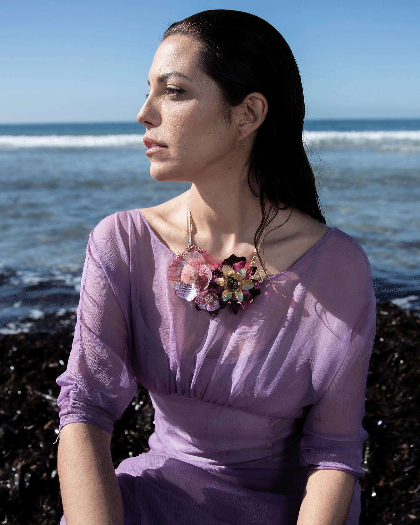 Crystals, Jade, and Quartz Necklace | Trinity Nuna
