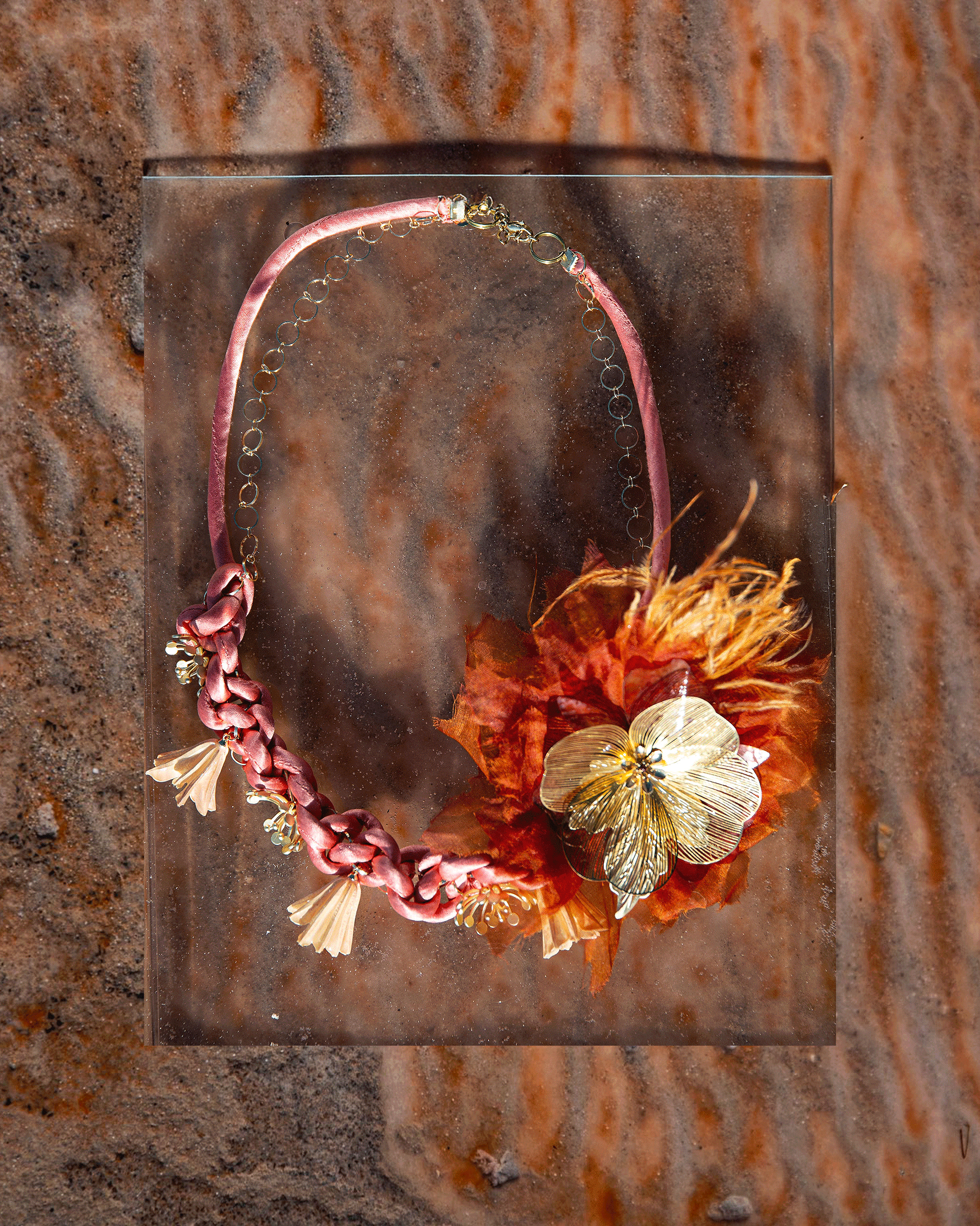 Silk & Gold Plated Necklace | Munay Nuna