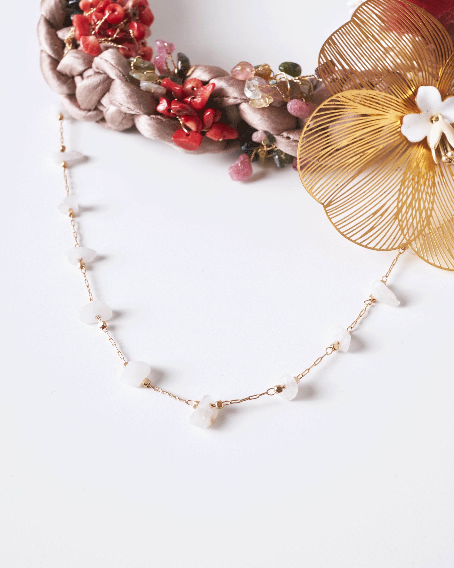 Silk & Jade Necklace | Blooming Luxe Nuna
