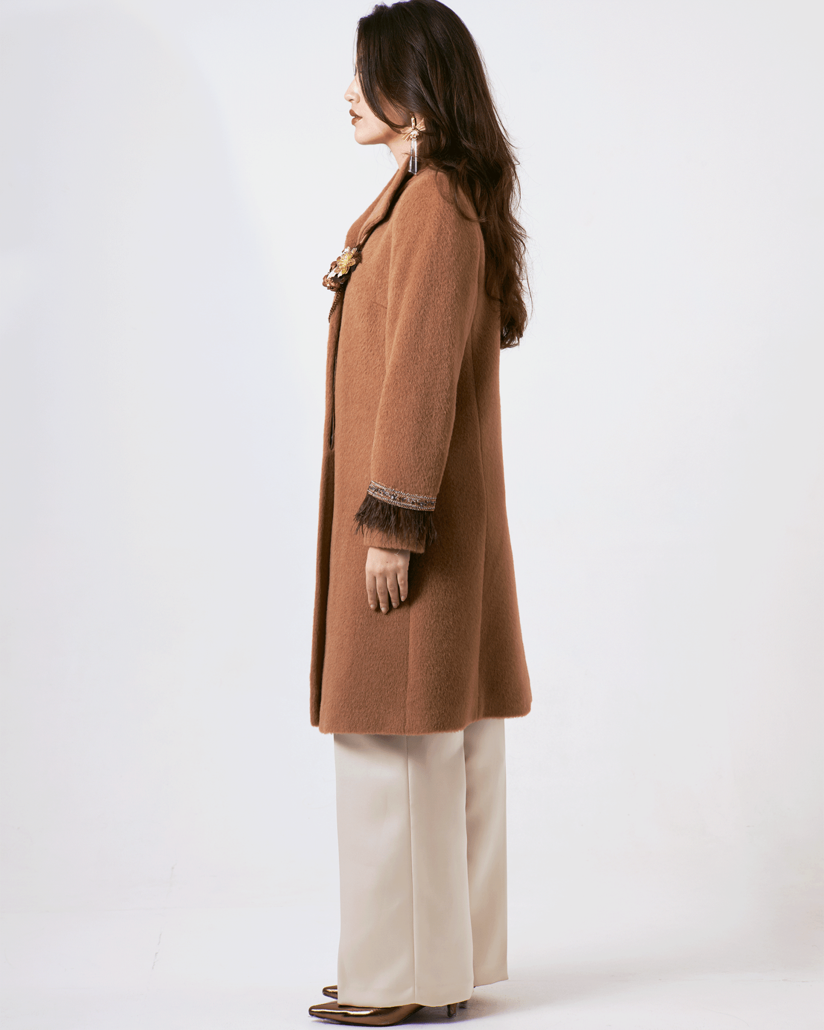 Alpaca & Wool Coat | Sallqa Nuna - NUNA - QORI
