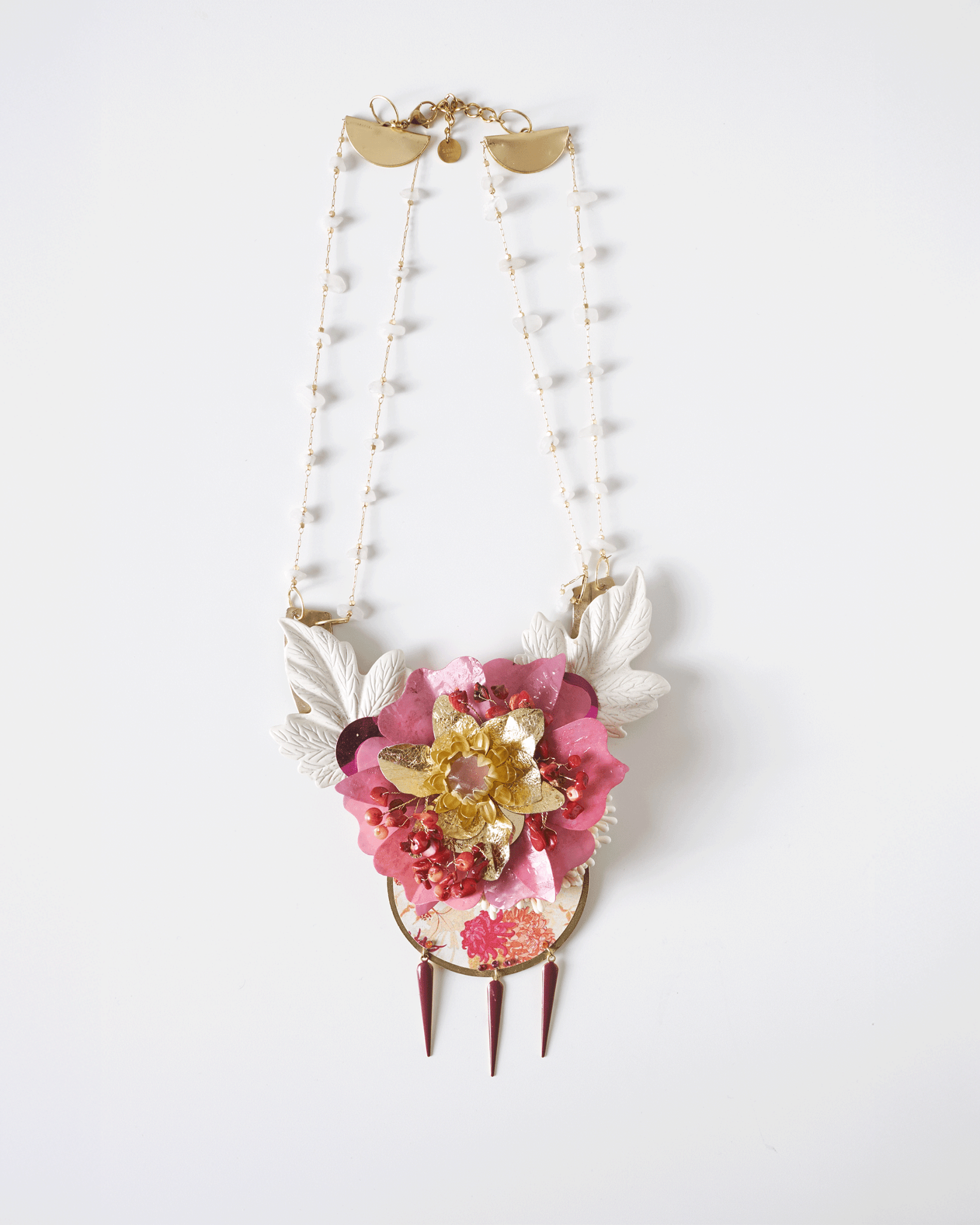 Jades and Quartz Necklace | Bastet Nuna - NUNA - QORI