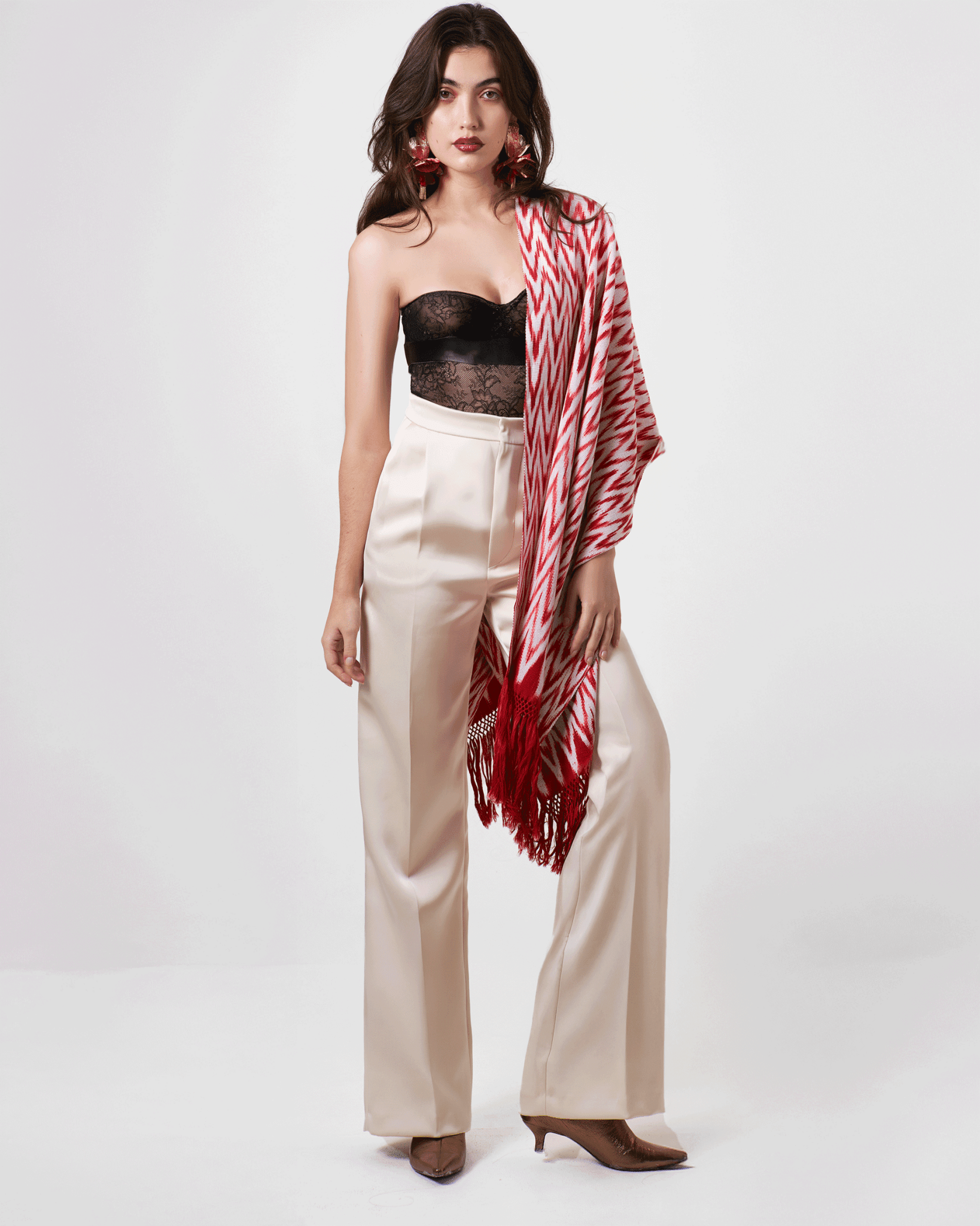Silk & Cotton Ikat Shawl | Heritage Nuna - NUNA - QORI