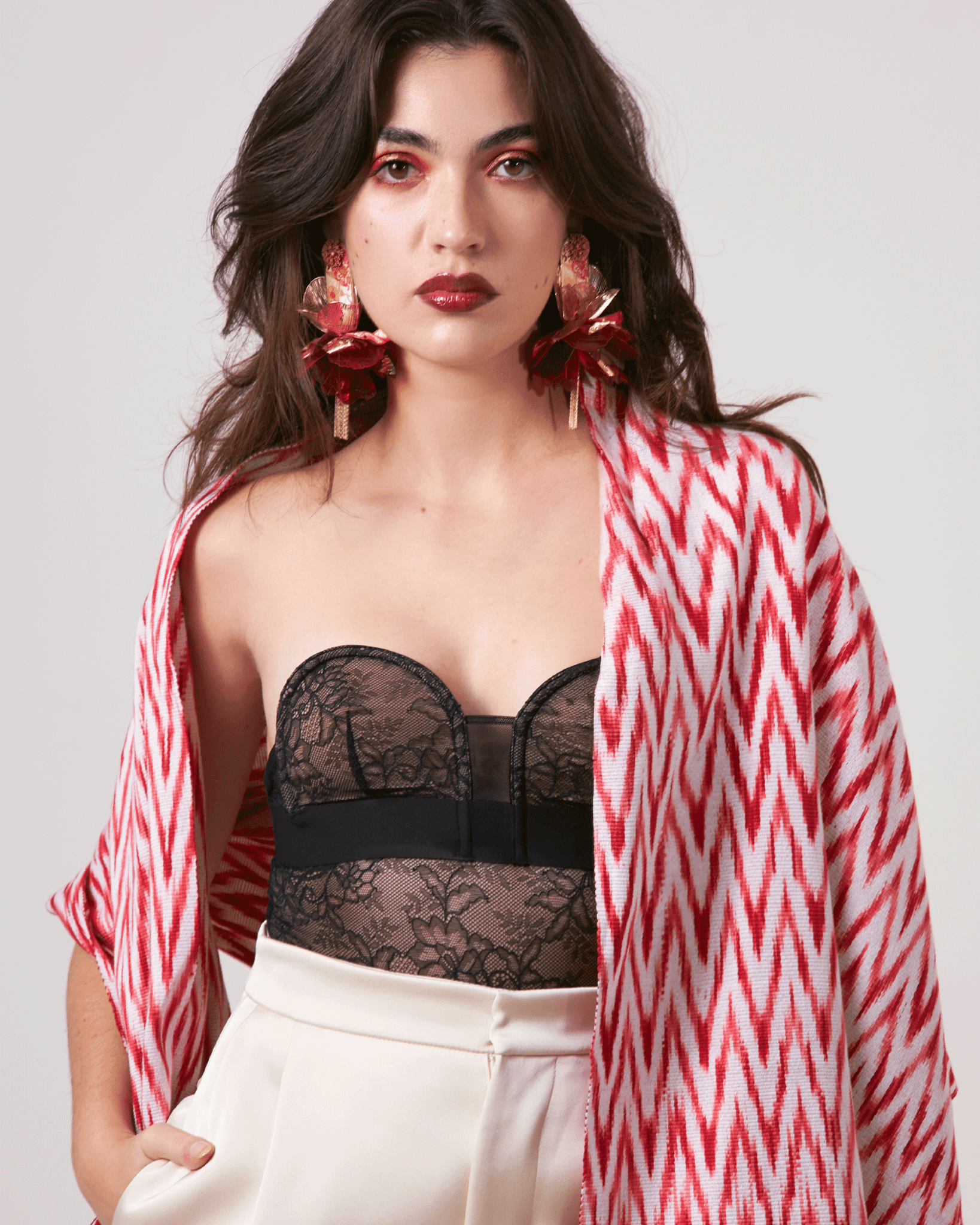 Silk & Cotton Ikat Shawl | Heritage Nuna - NUNA - QORI