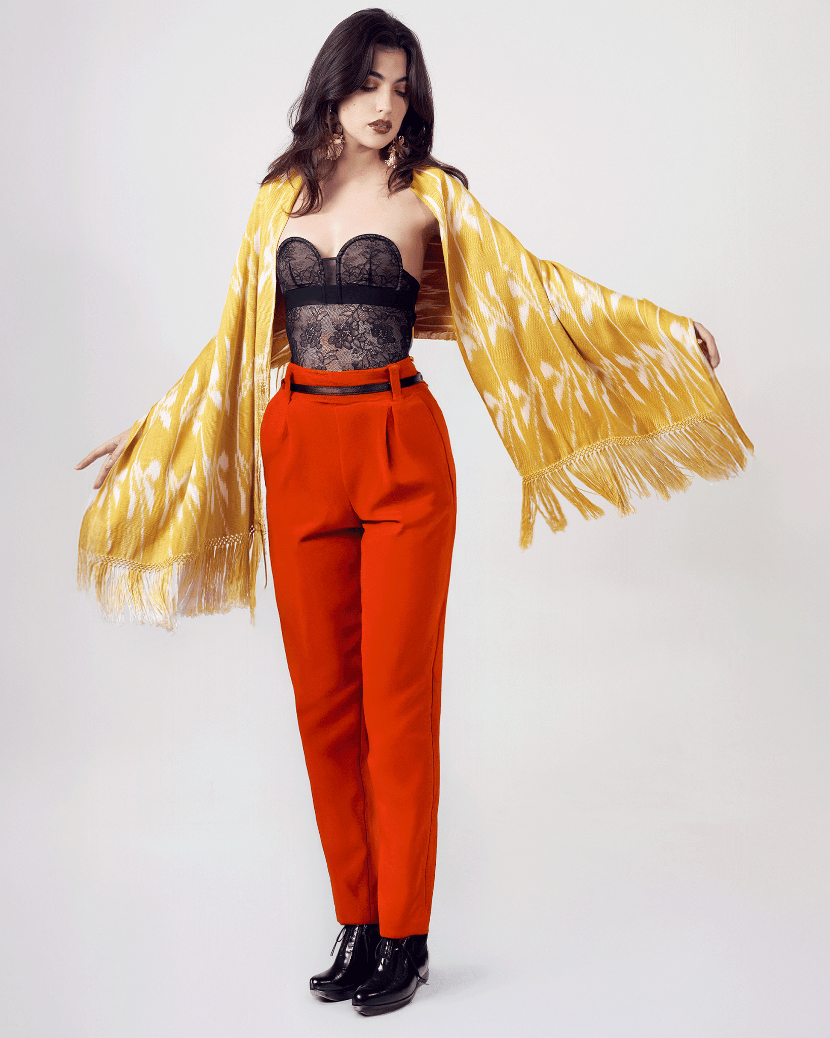 Silk & Cotton Shawl | Horizon Nuna - NUNA - QORI