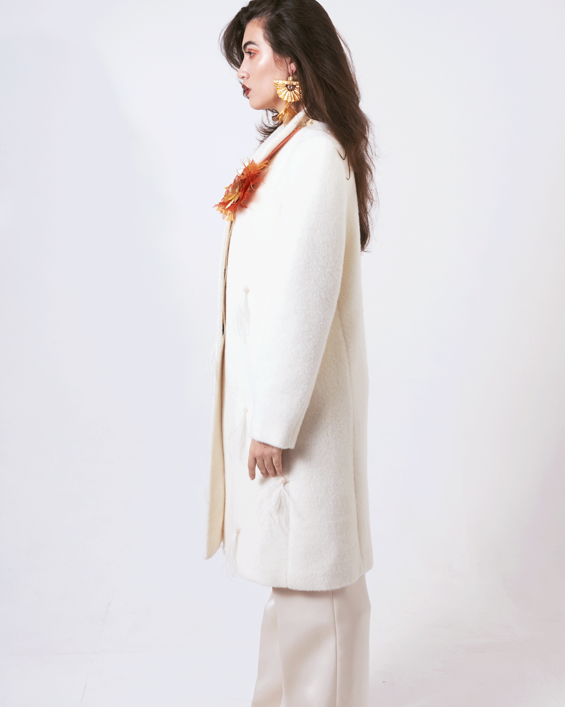 Alpaca & Pearls Coat | Sumaq Nuna