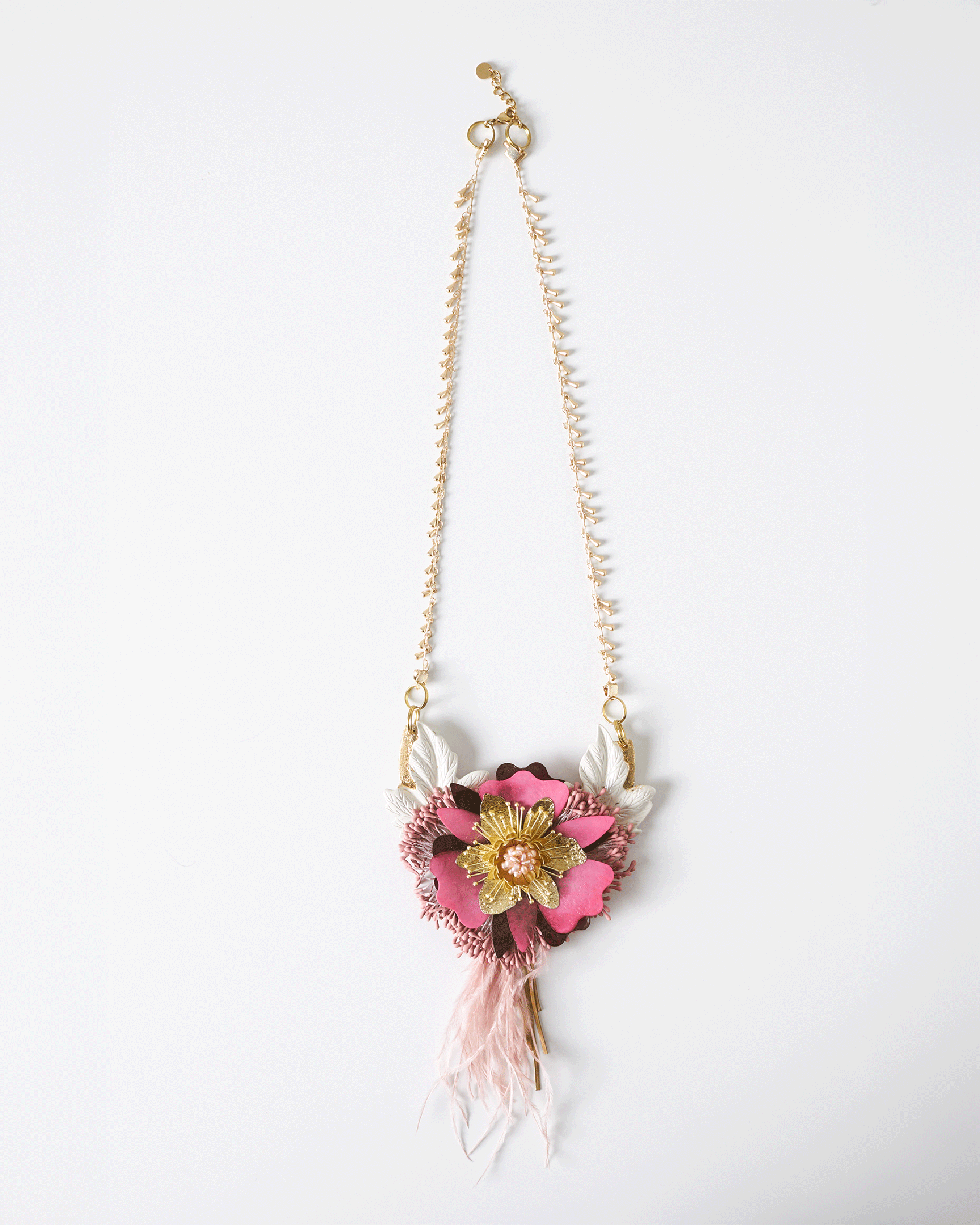 Pearls and Feathers Necklace | Ayla Nuna