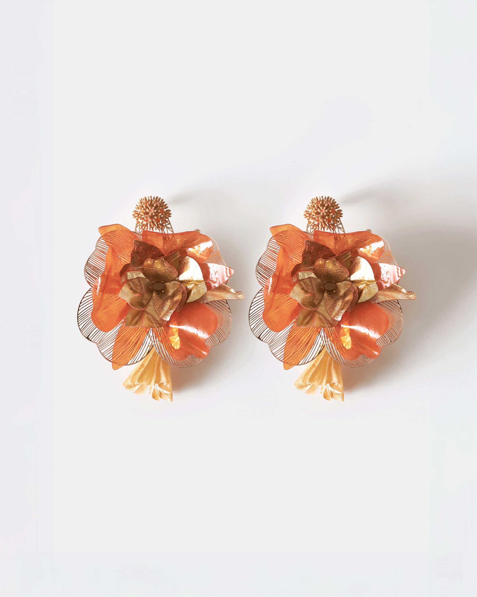 Swarovski Crystals & Flowers Earrings | Sacred Cour Nuna