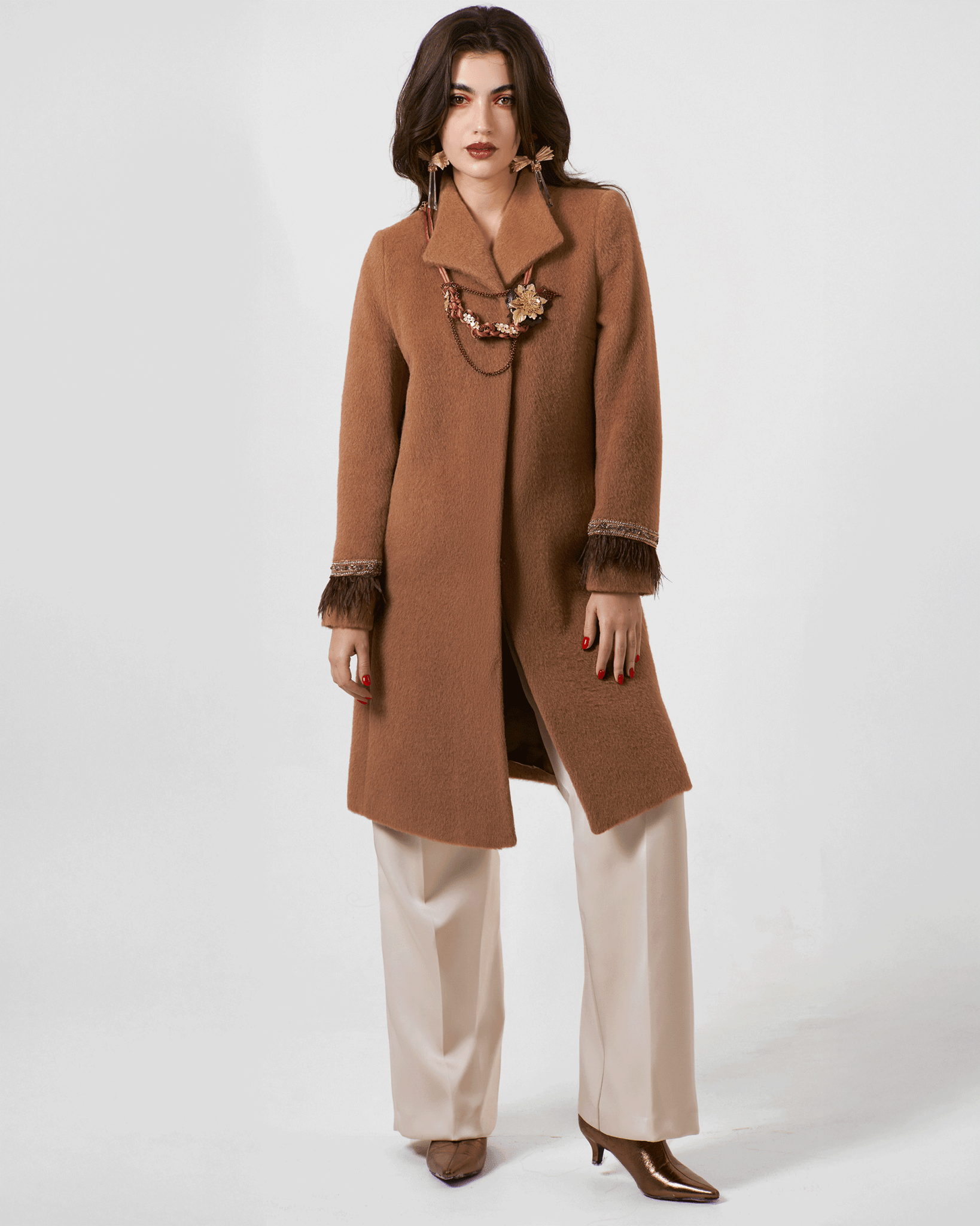 Alpaca & Wool Coat | Sallqa Nuna - NUNA - QORI