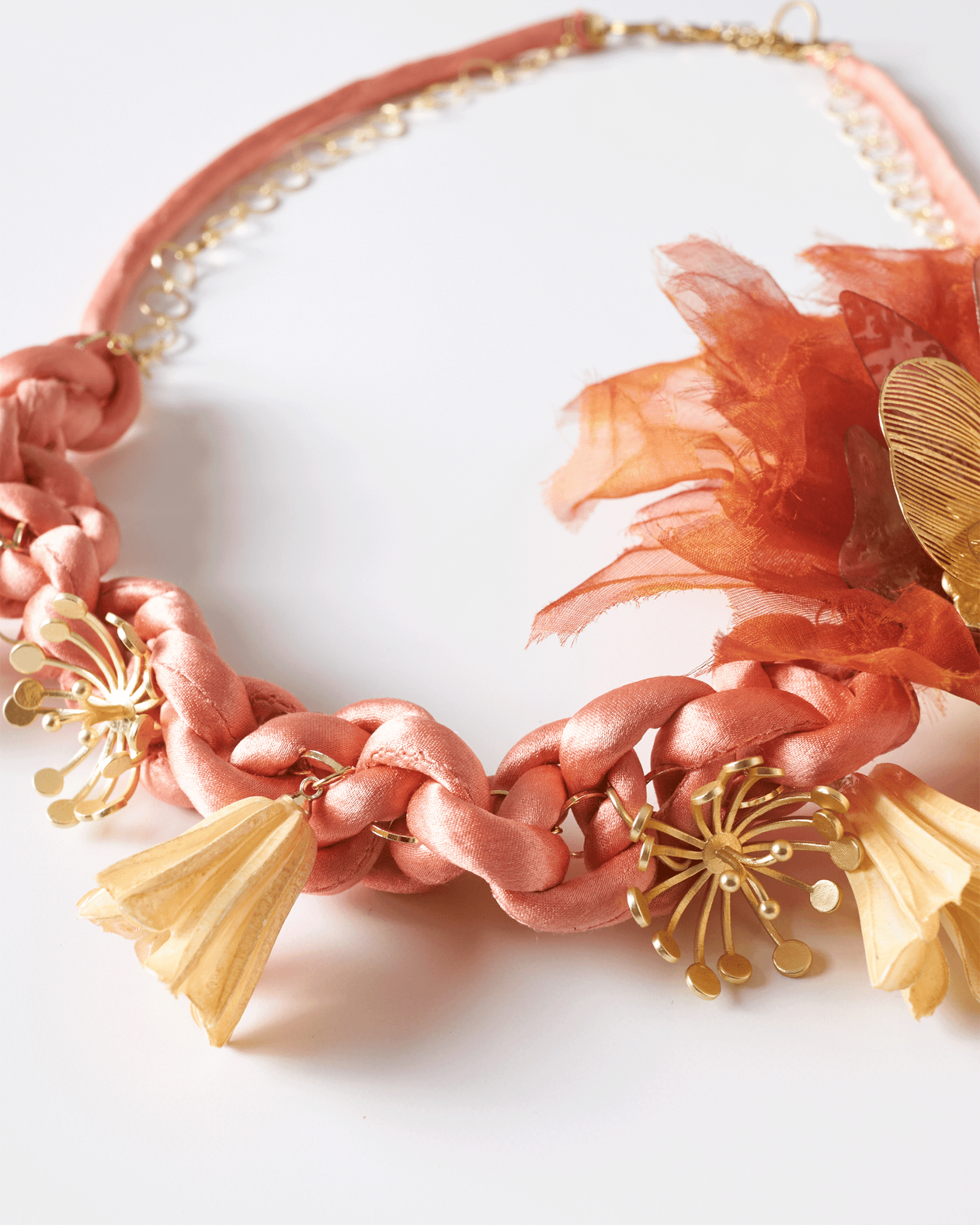 Silk & Gold Plated Necklace | Munay Nuna - NUNA - QORI