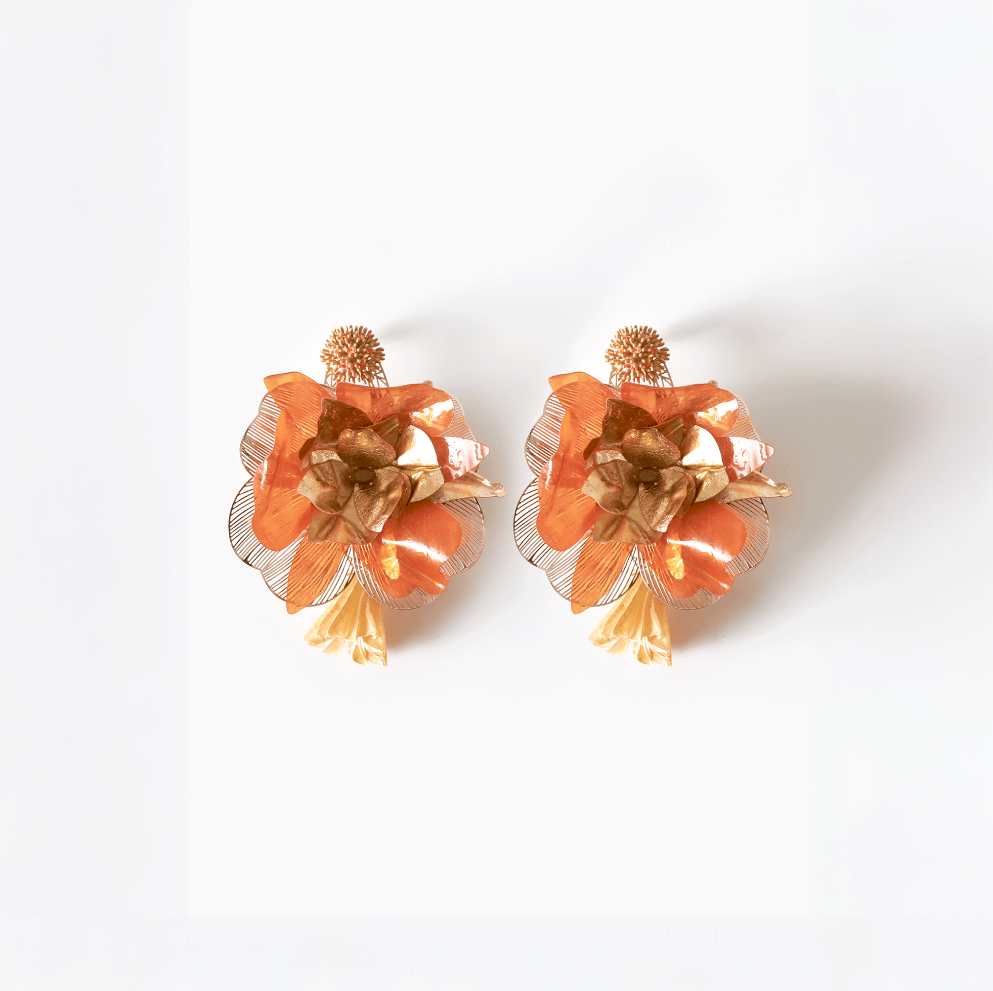 Swarovski Crystals & Flowers Earrings | Sacred Cour Nuna